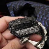 Black Tourmaline Cluster